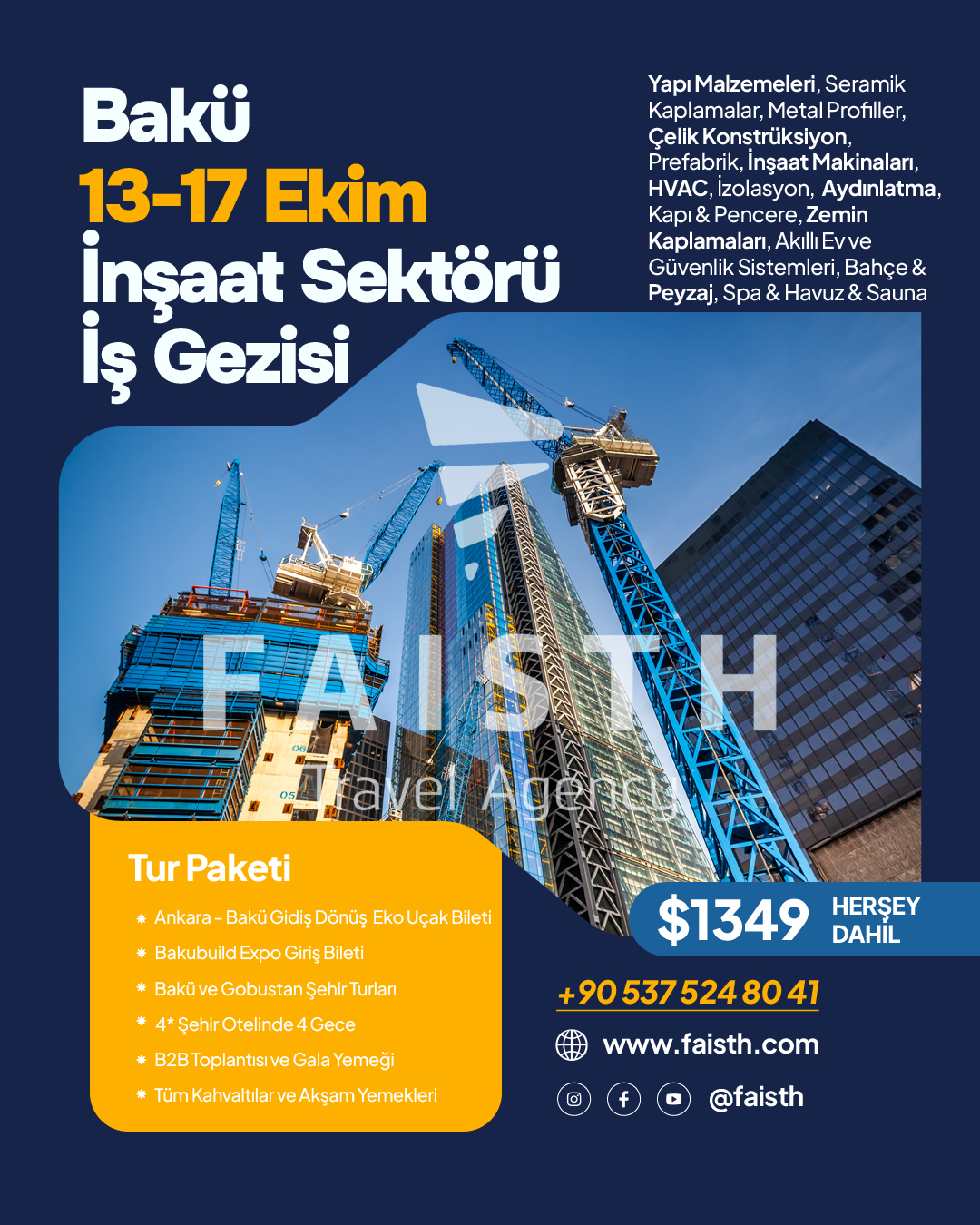 Bakubuild İnşaat Fuarı İş Gezisi